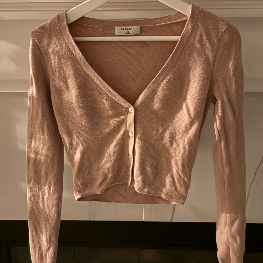 Babaton Blush Button-Up Cardigan